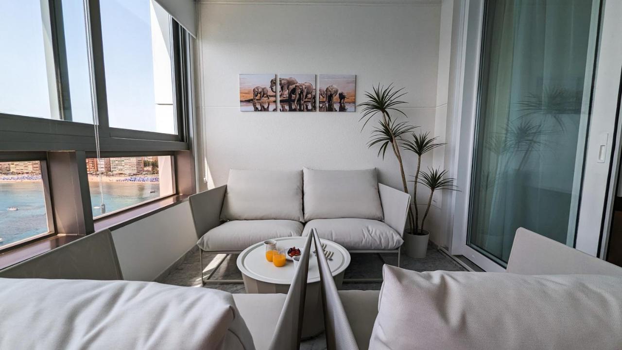 Gemelos Sea Front Apartment Benidorm Eksteriør billede