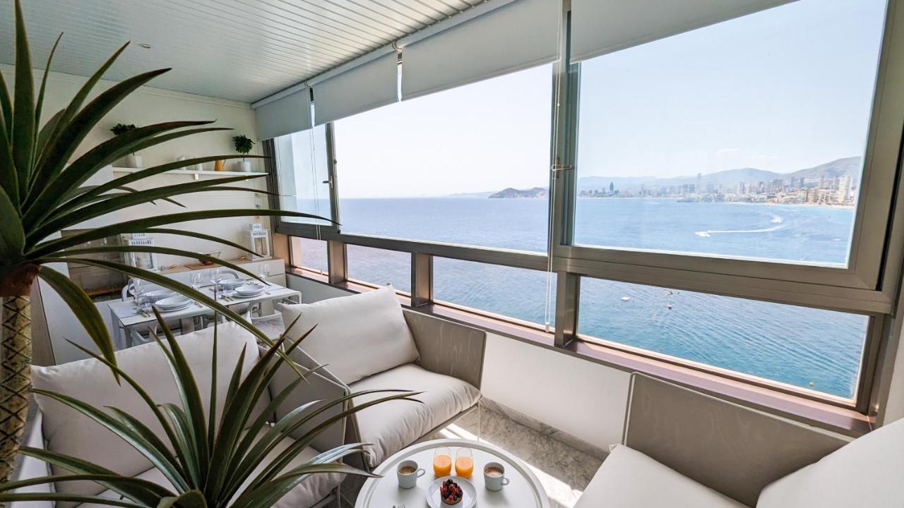 Gemelos Sea Front Apartment Benidorm Eksteriør billede