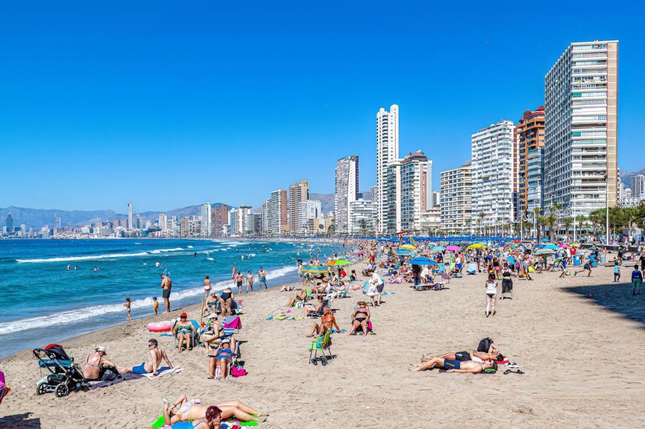 Gemelos Sea Front Apartment Benidorm Eksteriør billede