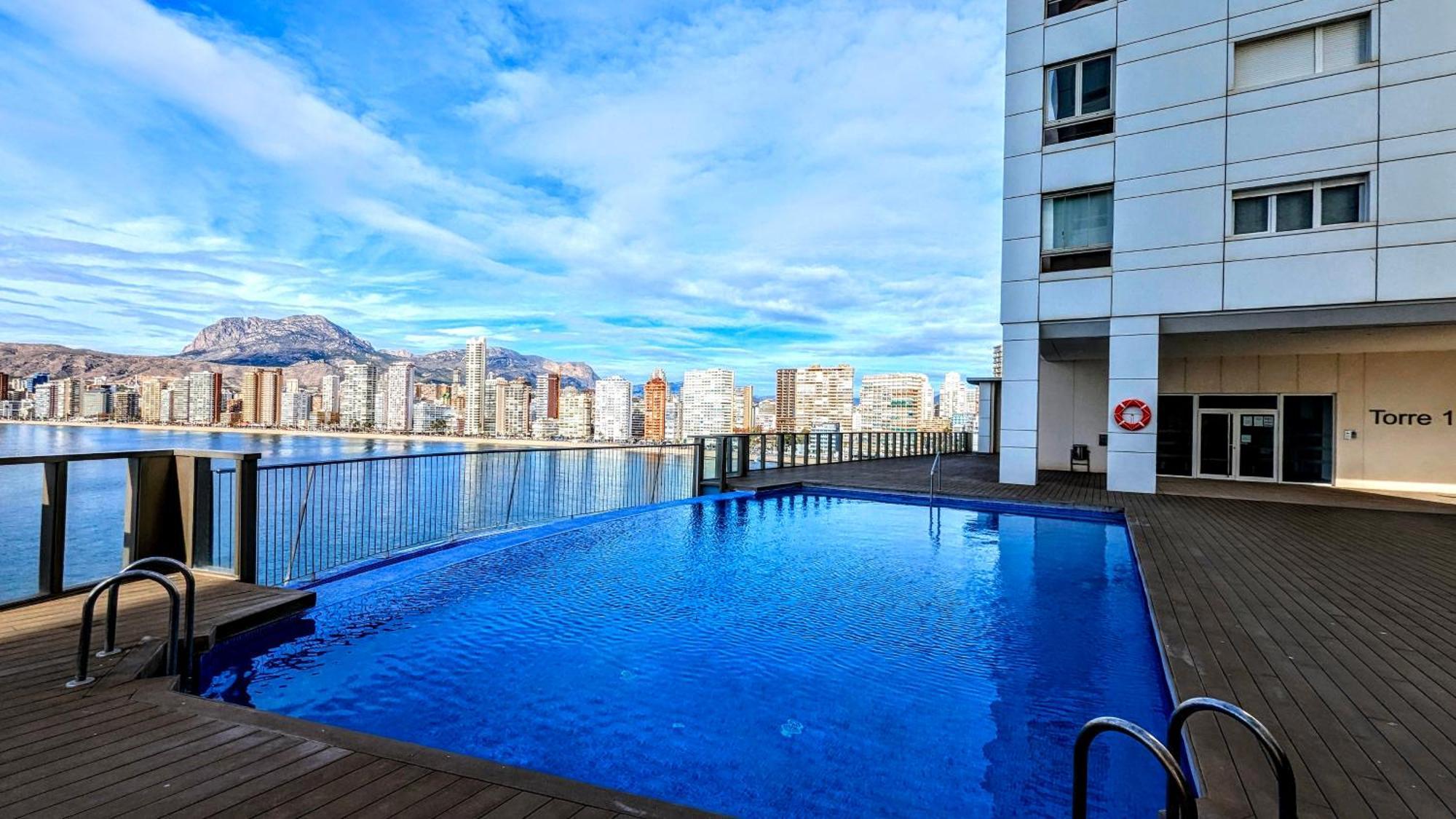 Gemelos Sea Front Apartment Benidorm Eksteriør billede