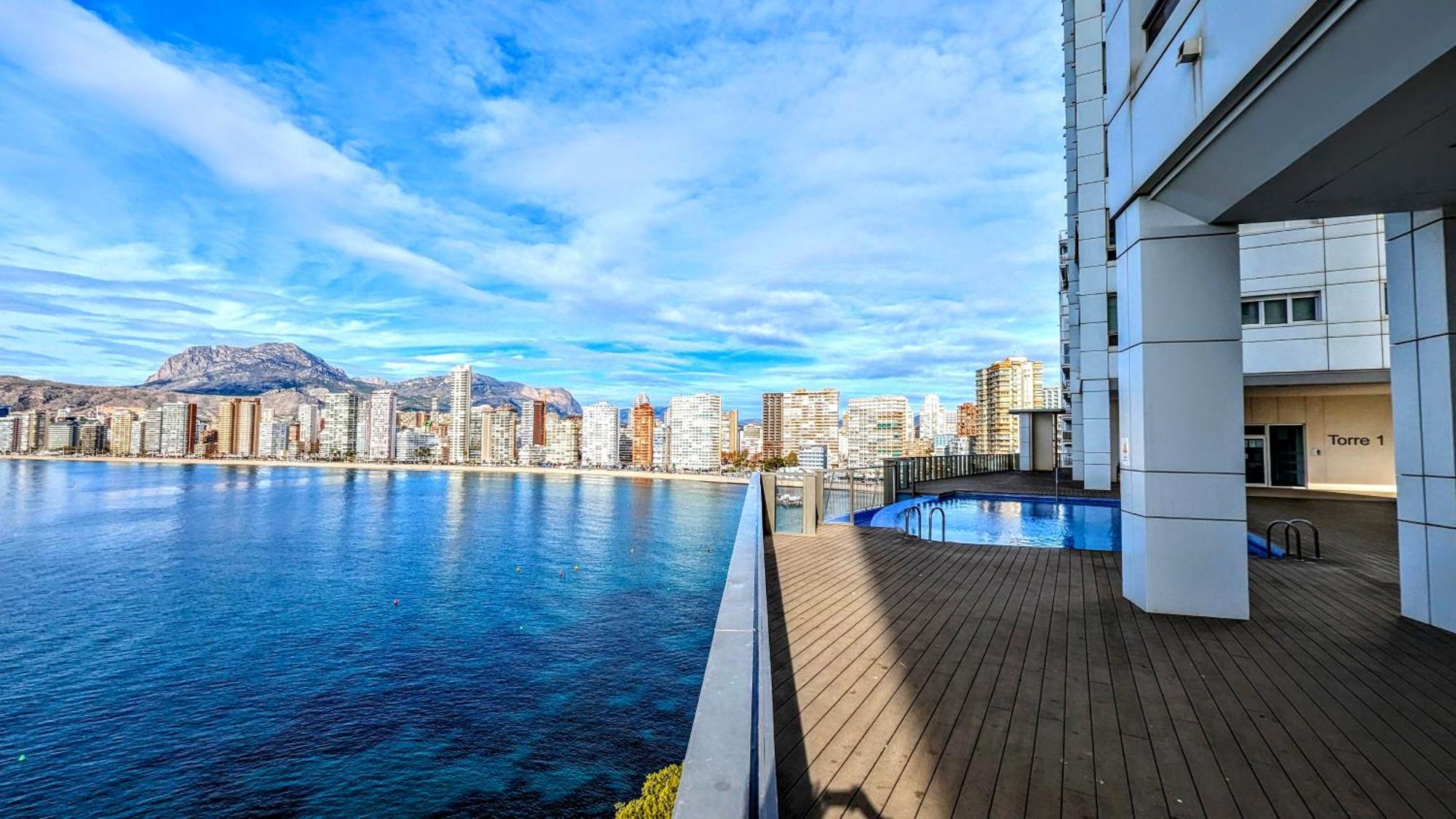 Gemelos Sea Front Apartment Benidorm Eksteriør billede